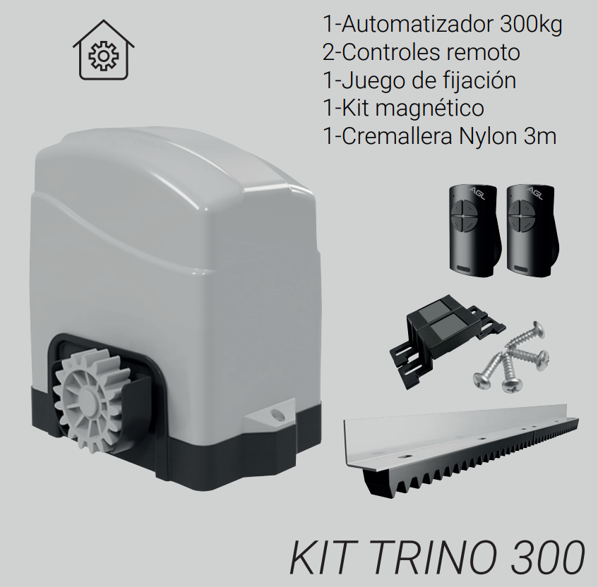 MOTOR DE CREMALLERA Teclam TRINO 300 3.3s*m