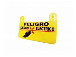 LETRERO ADVERTENCIA SegLec para cerco eléctrico