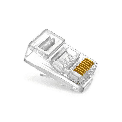 [TEC-RJ45S-C6] CONECTOR RJ45 Teclam CAT6